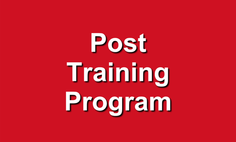 Post Training Program
