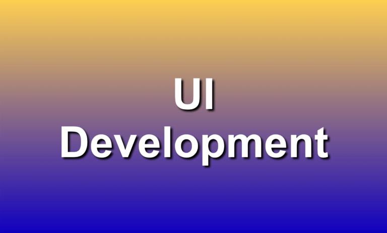 Ui Development